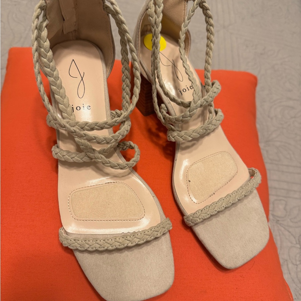 Joie Cream Heels with Chic Appeal